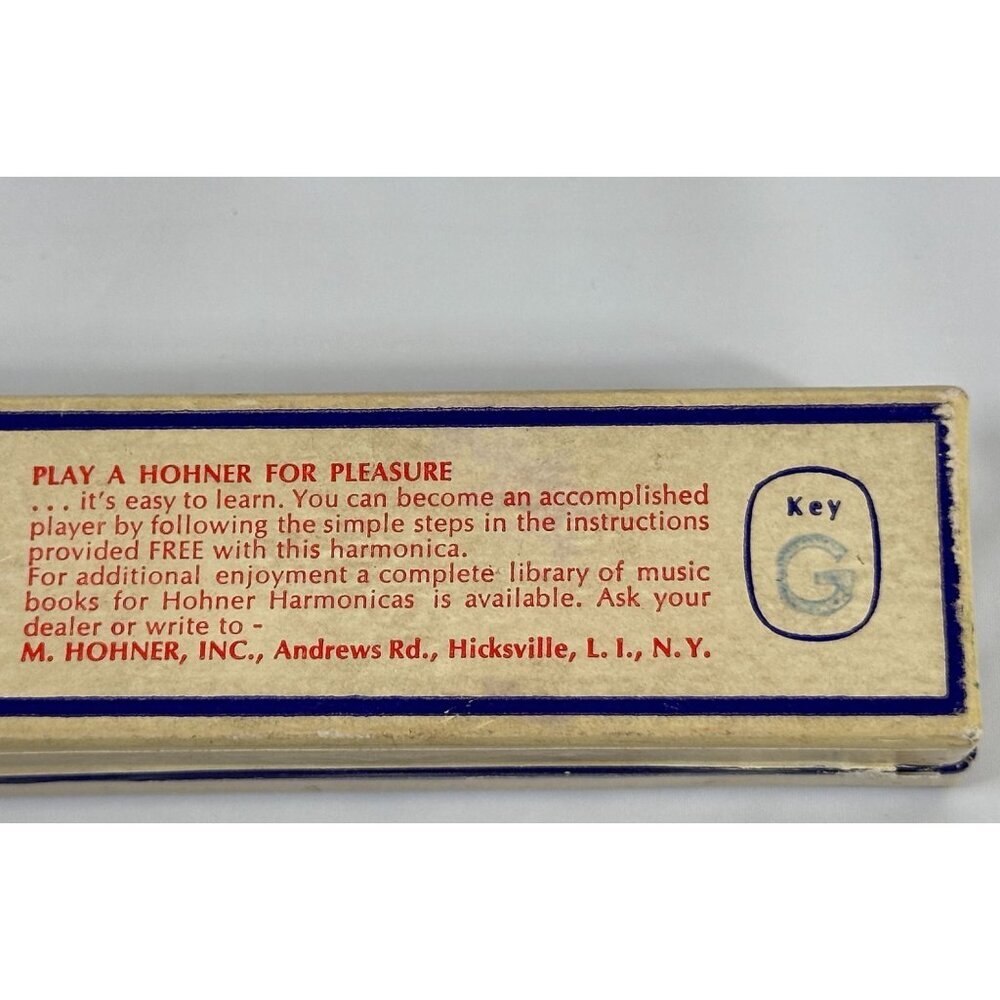Hohner Marine Band Harmonica No. 1896 Made In‎ Germany Original Box Key of G - Picture 15 of 16